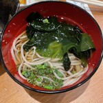 Tokai Sendan - ワカメ蕎麦でシメ