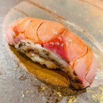 鮨桂太 - 黒ムツ ※ 薫香とエシャロットの香りが秀逸