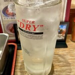 串かつ でんがな 赤羽店 - レモンサワー