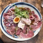 虎一番 - 極大河+チャーシュー+タマネギ