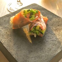 四季庭 カフェ＆レストラン - 四季庭　■AMUSE-BOUCHE■・・・春の芽吹き イベリコ豚の生ハムを巻いて