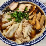 支那そば こてつ - いぼ志那800円+ワンタン200円