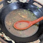 まど居 - 麺リフトはまだまだやけど…麺は完食！ご馳走様(^^)