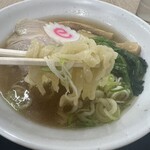 佐野サービスエリア(上り線) フードコート - 麺はちぢれ麺