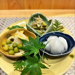 いのなかのかわず - 旬菜3種