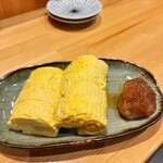 いのなかのかわず - だし巻き　多めですがペロリ