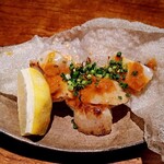 鉄板焼 龍神 名駅店 - 帆立貝柱のソテー 濃厚雲丹ソース