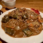 バーブ - 挽肉と茄子のカレー