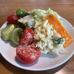 深谷テラス ヤサイな仲間たちファーム レストラン - 野菜はさすがの美味しさ