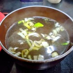 ラーメン屋 ガッツ - チャーハンスープ