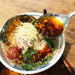 汁食堂 - 【昼のお得な定食】夏野菜の 冷しゃぶ豚汁定食