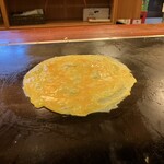 ぼてふく - お好み焼きに乗る玉子