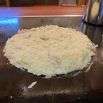 ぼてふく - ミックスぼて　焼き始め