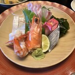 淡路夢泉景 - 夜ご飯の刺身