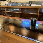 ぼてふく - 目の前の鉄板で焼いてもらえる