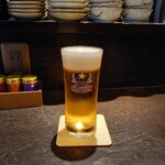 雷井土音 - 生ビール  650円