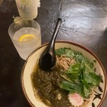 すば - とろろ昆布三つ葉そば