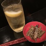そばびより 朱月庵 - ハイボール、お通し