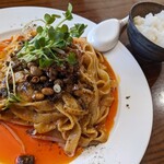 中国四川料理 錦水苑 - ランチメニュー　汁なし担担麺