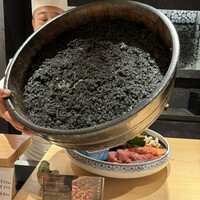 麻布 黒しゃり - 