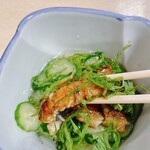 うなぎ石川 - うざくの鰻は焼きたてで、温かくて美味しいですね