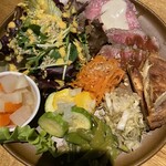 ワイン食堂 野菜とグリル - それぞれがとても美味しいー！1400円