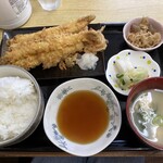 味美食堂 - 穴子天ぷら定食1200円