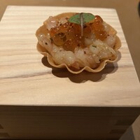  「メトロポリタングリル」 ヒルトン東京 - 甘エビタルトレット