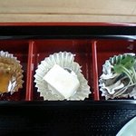 徳山ふく横丁 - ふぐの小鉢３品