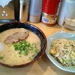 博多ラーメン 長浜や 新大久保店 - チャーハンセット