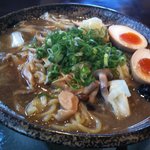 越後秘蔵麺　無尽蔵 - 味玉野菜きのこラーメン