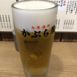 かぶら屋 船橋店 - 生ビール