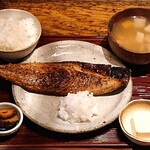 九州産直 炉端かてて - 九州炉端かてて 八丁堀店 サバの醤油干し定食 税込1,100円 ご飯少な目でお願い