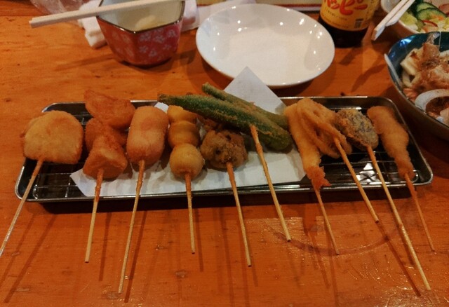 串揚げ 寒河江 だるま - 寒河江（串揚げ）の写真