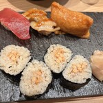 Sushi Sake Saka Na Sugitama - 納豆巻き、３巻握り