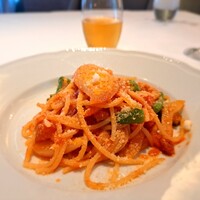 カシータ - ⚫パスタ
                    「ししとうと新玉ねぎのアマトリチャーナ モッチリーニ」