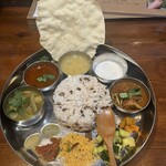 チャクラ - ノンベジのランチミールス¥1,400