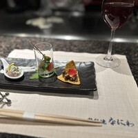 鉄板焼･焼肉 なにわ (リーガロイヤルホテル大阪) - 前菜盛り合わせ