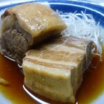 さざんか亭 - 豚の角煮、こちらも自慢の自家製角煮！一度食べたらやみつき、お代わりする人多数の人気メニューです