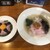 麺道わがまんま - 料理写真:ホタテとチーズの～麺道旨塩らーめんとレアチャーシュー丼の全容