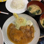 えいすけ - ポークガーリック定食　1,280円