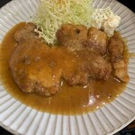 えいすけ - ポークガーリック定食　1,280円