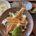 あなごや 穴場 - あなご天丼定食