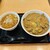 ゾーミン - 料理写真:マーボーナス丼と半ラーメン