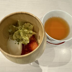 Pluie dete - マスカルポーネ　ピスタチオクリーム　苺