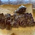 鉄板焼ステーキ 一ッ葉ミヤチク - 上赤身肉