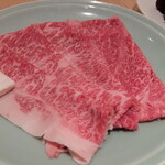 249055263 - ロース肉と赤身肉の食べ比べ