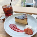 249058076 - バスクチーズケーキセット