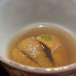 くるますし - 伊勢海老出汁に二神島産塩水洗い赤雲丹