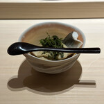 くるますし - 織田深山産鮎の蒸し寿司